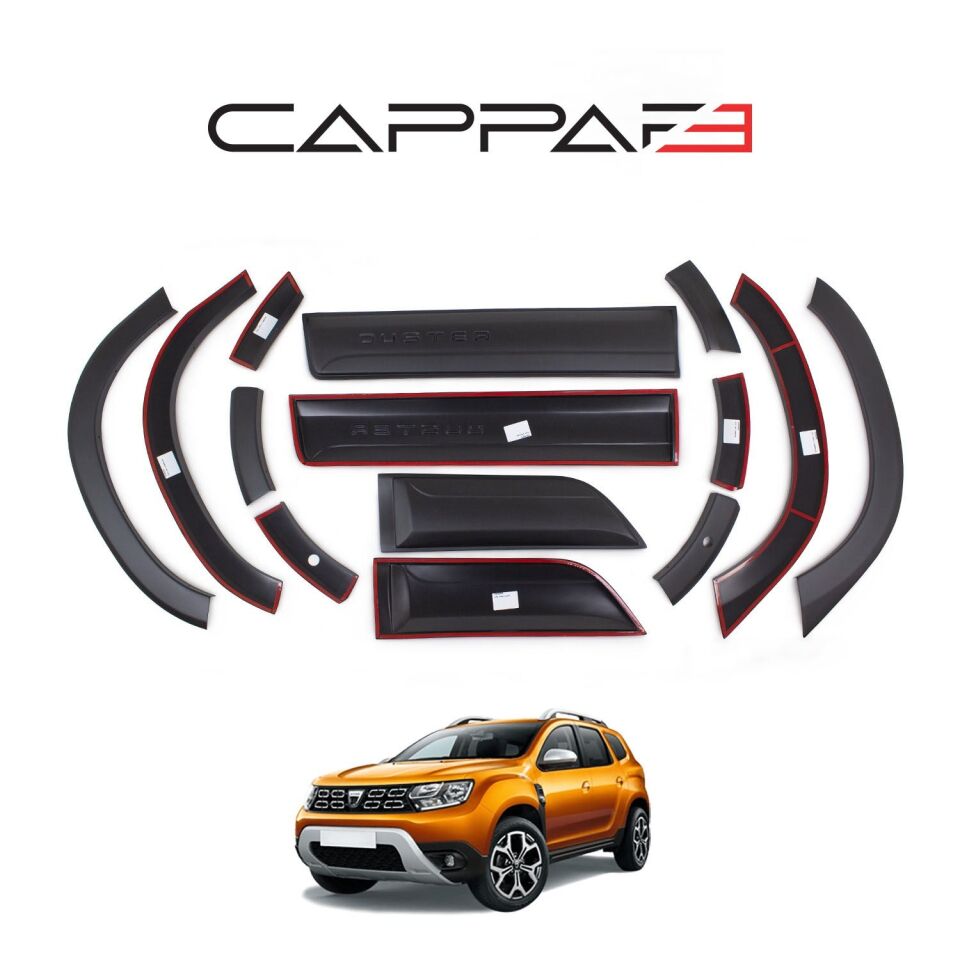 Dacia Duster 2018-2024 Yıl Aralığı Uyumlu Dodik Set 12 Parça