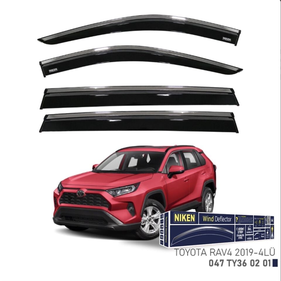 CHROME CAM RÜZGARLIĞI RAV4 2019- NIKEN
