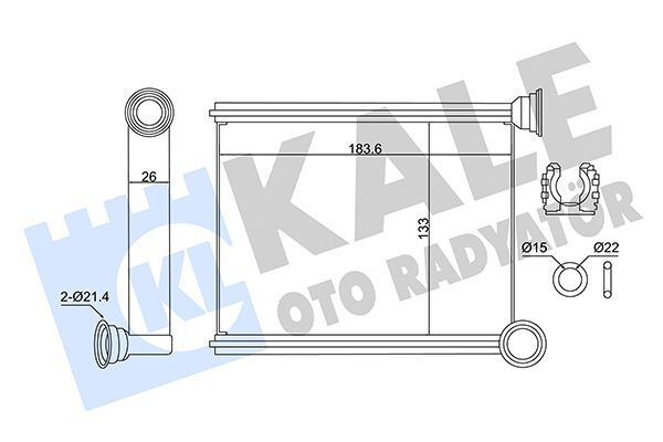 RENAULT CLIO IV / LOGAN 12- KALORIFER RADYATÖRÜ 271153553R KALE