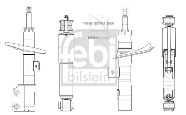 MERCEDES-BENZ W176-117 12- AMORTISÖR ÖN SOL A1173231500 FEBI