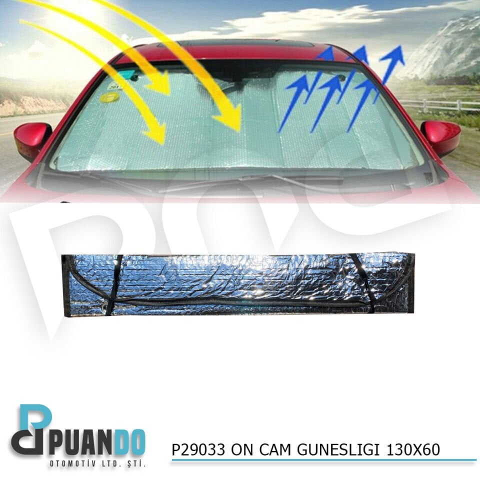 TÜM ARAÇLARA UYGUN ON CAM GUNESLIGI 130X60