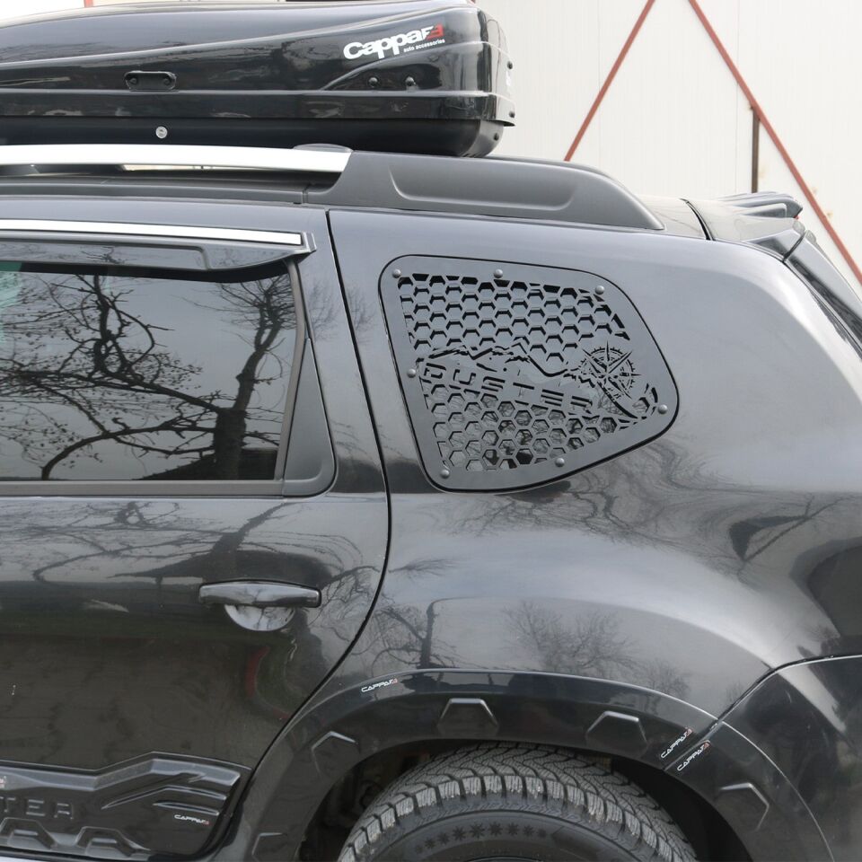 Dacia Duster 2010-2017 Yıl Aralığı Uyumlu Metal Kelebek Cam 2 Parça