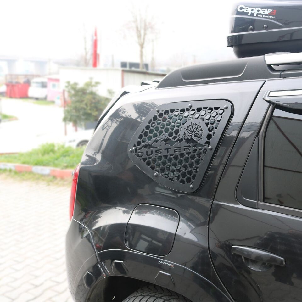 Dacia Duster 2010-2017 Yıl Aralığı Uyumlu Metal Kelebek Cam 2 Parça