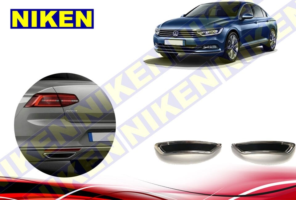 VW PASSAT B8,5 EKSOZ UCU DİFÜZÖR KROMU (2018-)