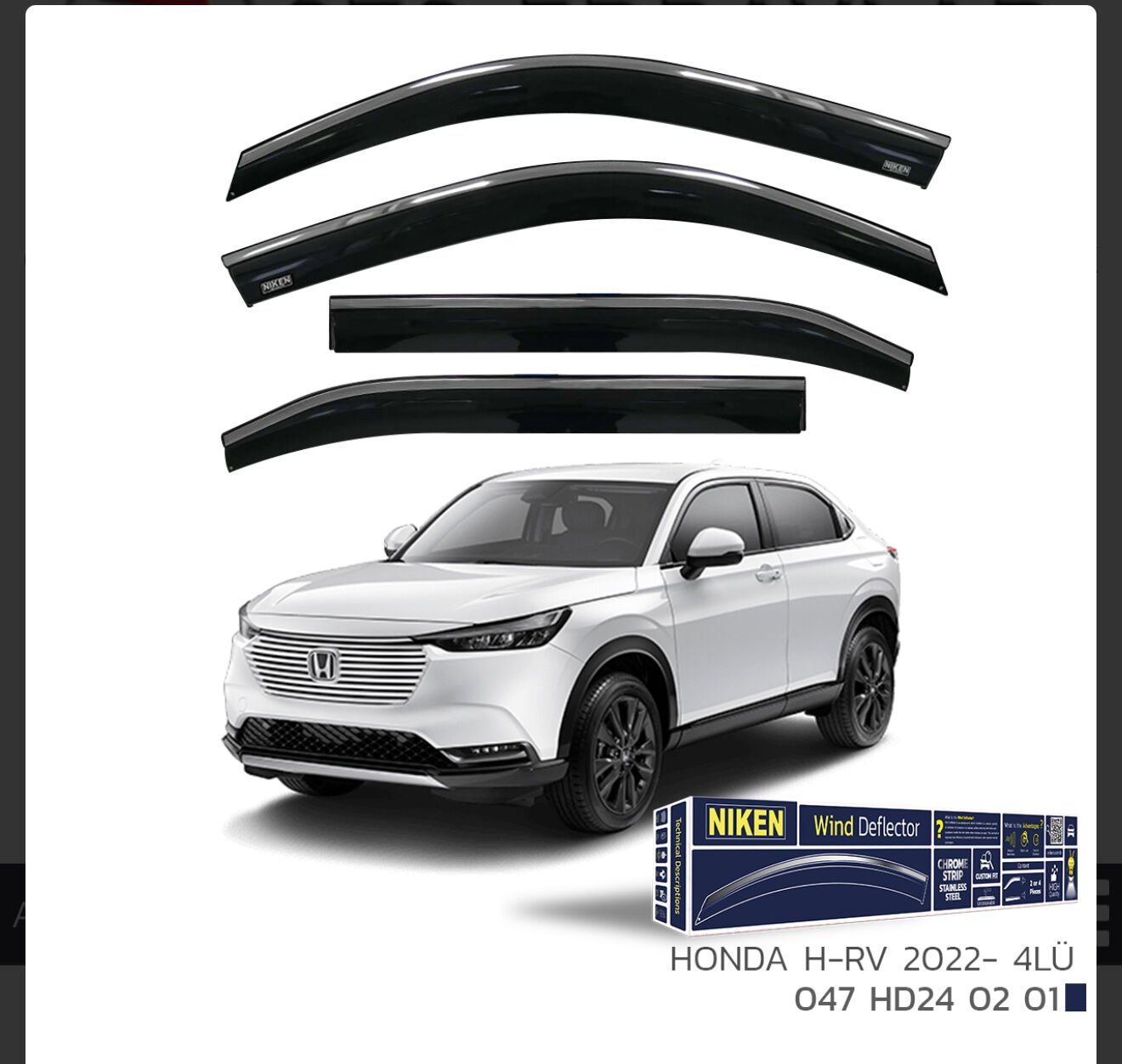 CHROME CAM RÜZGARLIĞI HRV 22-24  NIKEN