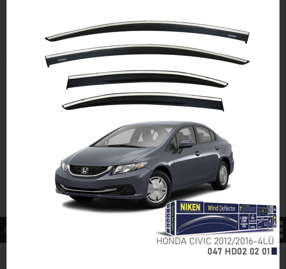 CHROME CAM RÜZGARLIĞI CIVIC 12-16  NIKEN