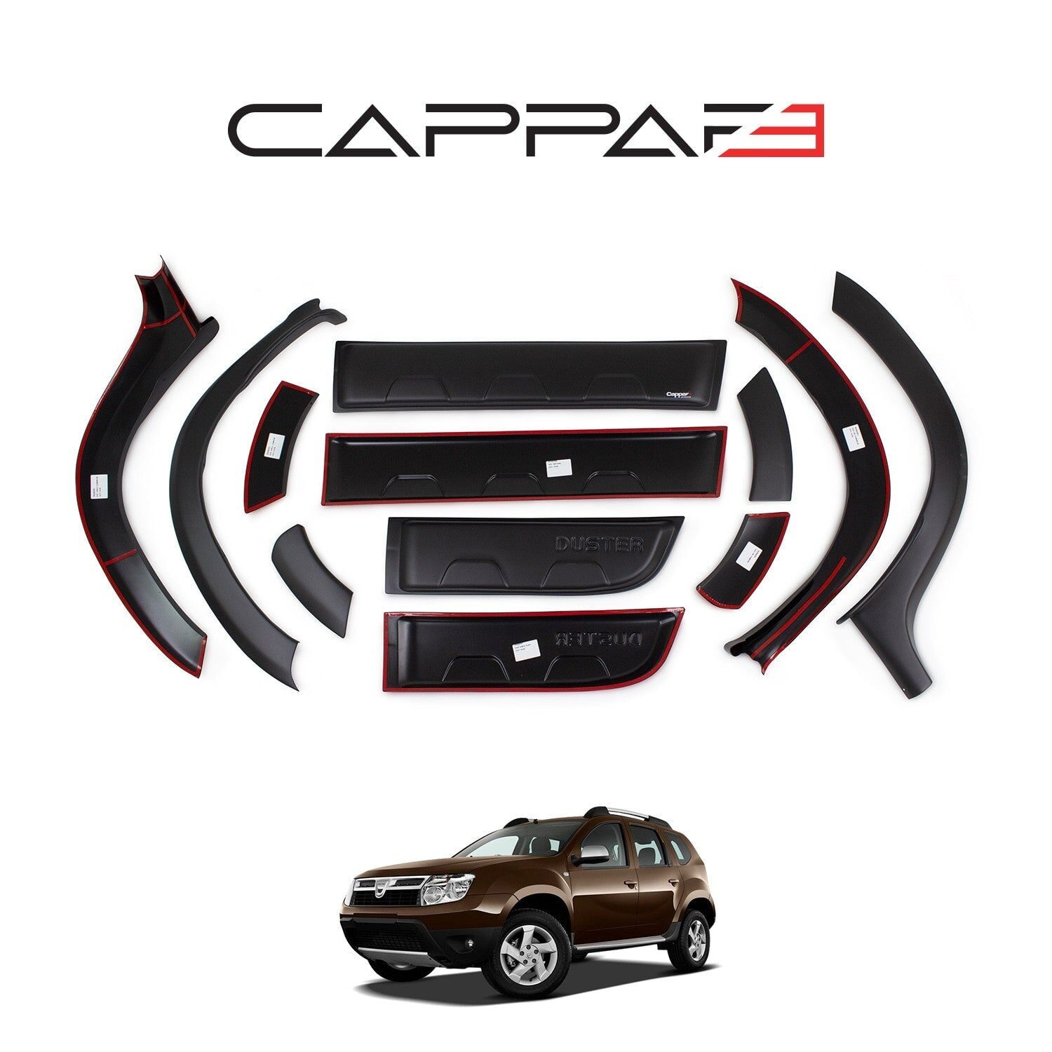 Dacia Duster 2010-2017 Yıl Aralığı Uyumlu Dodik Set 12 Parça