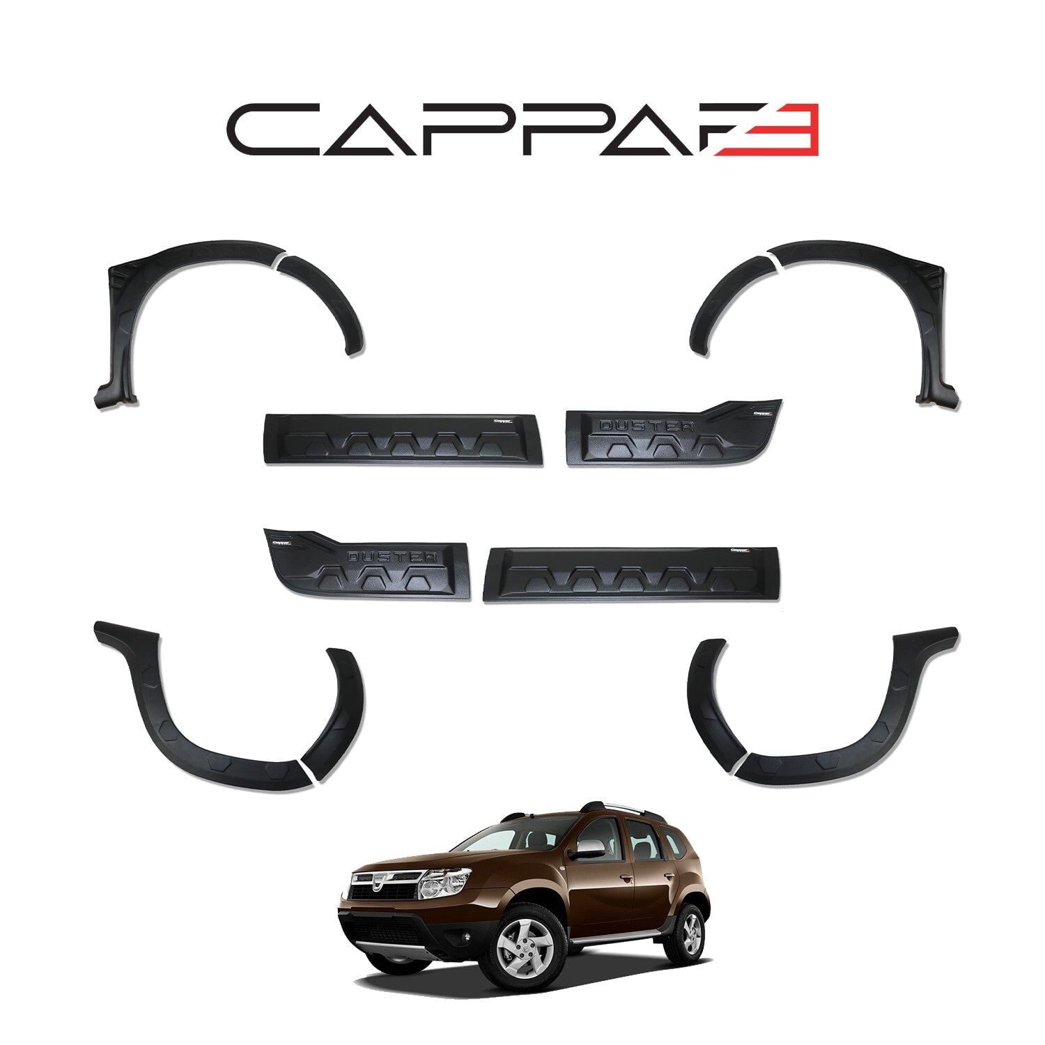 Dacia Duster 2010-2017 Yıl Aralığı Uyumlu Hornet Dodik Set 12 Parça