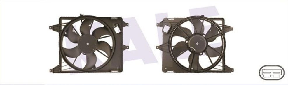 RENAULT CLIO II/KANGOO 01- FAN MOTORU 7701051483 KALE