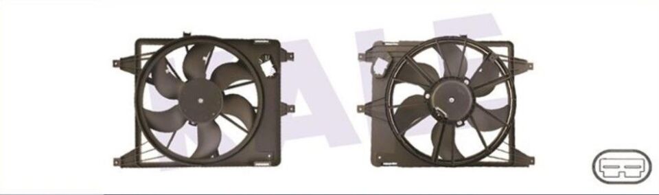 RENAULT CLIO II/KANGOO 01- FAN MOTORU 7701051483 KALE