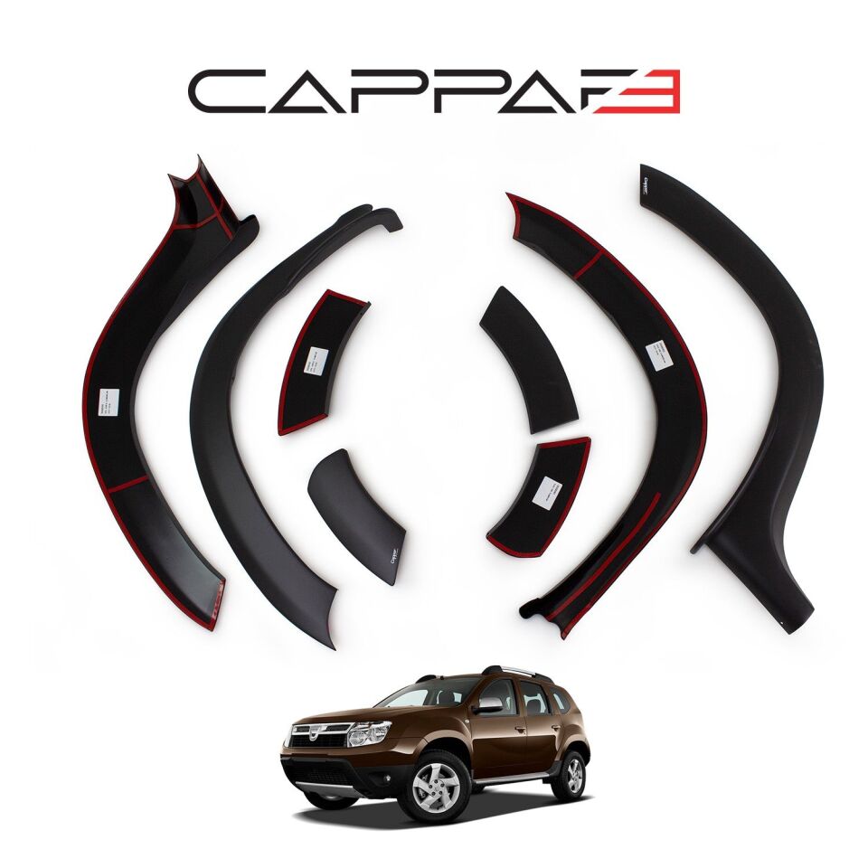 Dacia Duster 2010-2017 Yıl Aralığı Uyumlu 8 Parça Çamurluk Dodik