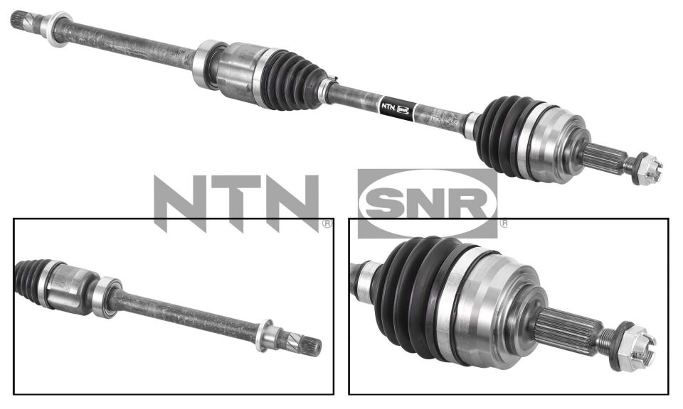 RENAULT LAGUNA III 00- AKS KOMPLE ÖN SAG 8200676172 NTN-SNR