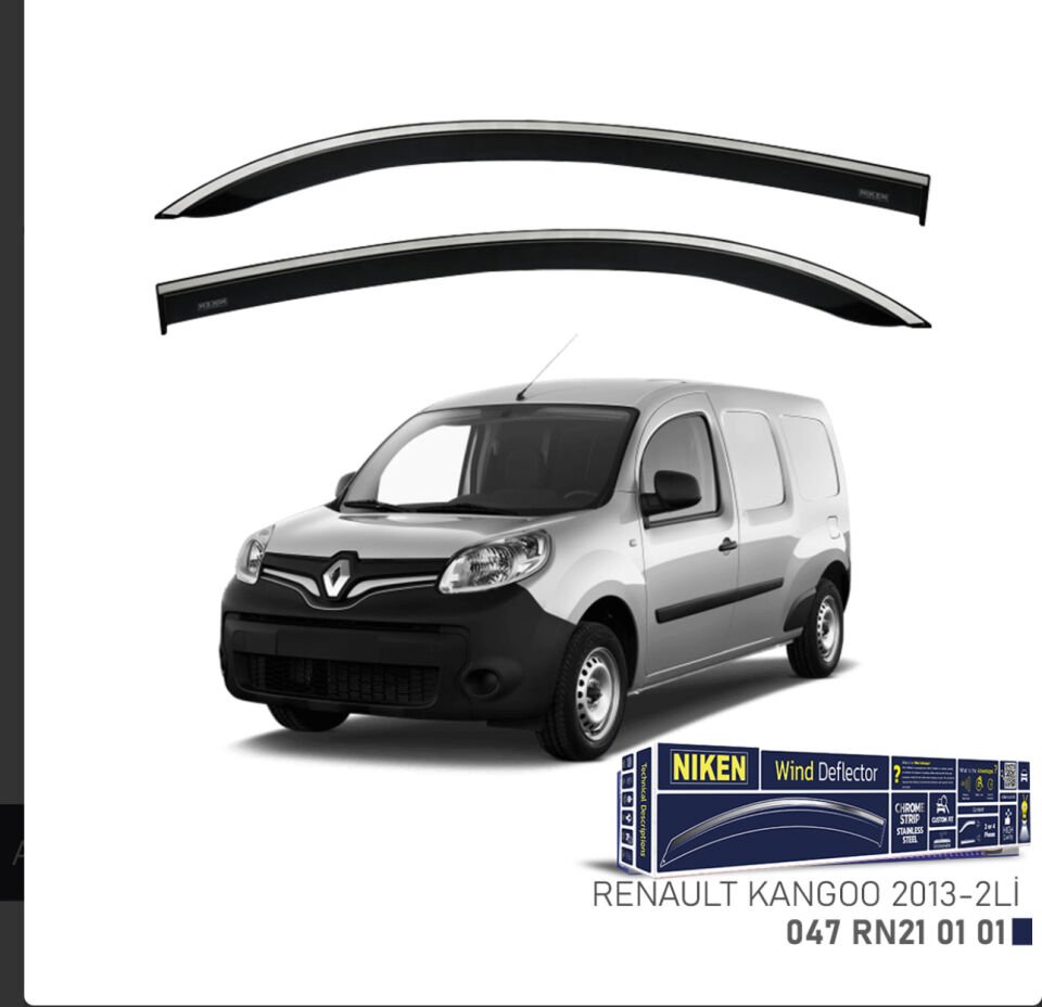 CHROME CAM RÜZGARLIĞI KANGOO2 2 Lİ NIKEN