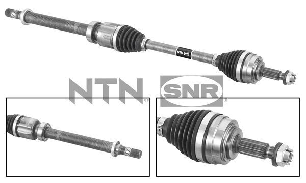 RENAULT CLIO V 19- AKS KOMPLE ÖN SAG 391001267R NTN-SNR