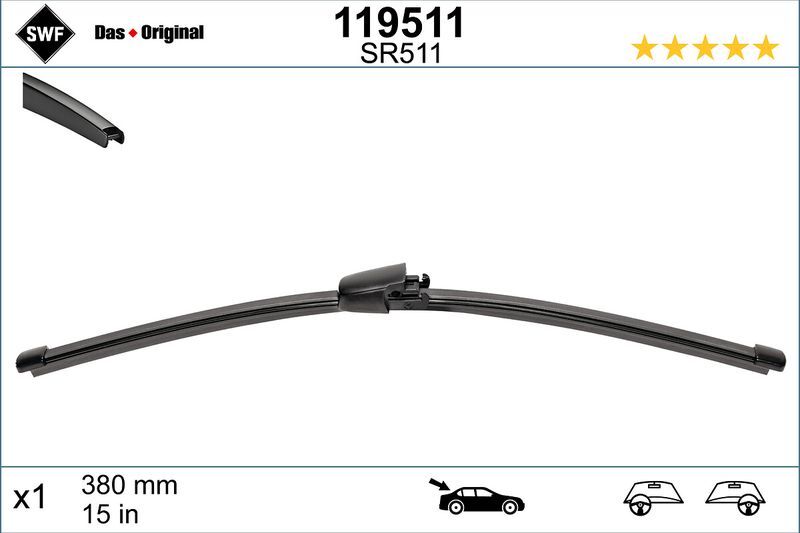 BMW X3 F25 09-15 SILECEK KOLU ARKA 61627213242 BSG