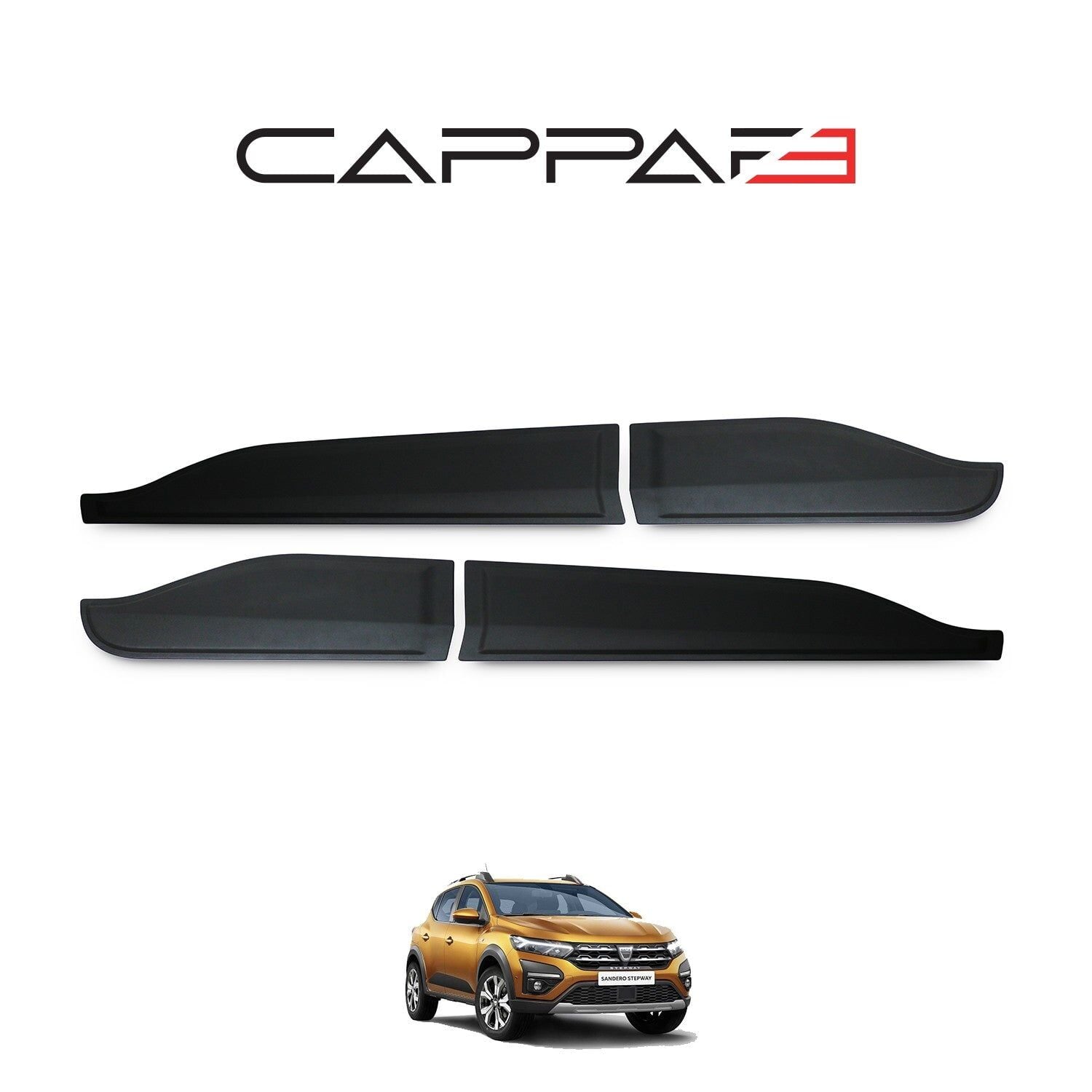 Dacia Sandero 2021- Yılı ve Sonrası Uyumlu Kapı Dodik 4 Parça