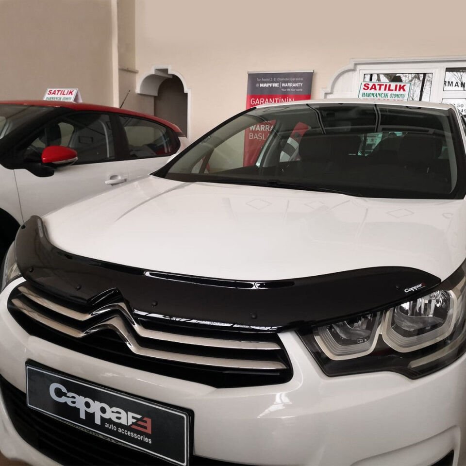 Citroen C-4 2011- Yılı ve Sonrası Uyumlu Kaput Rüzgarlığı 4mm