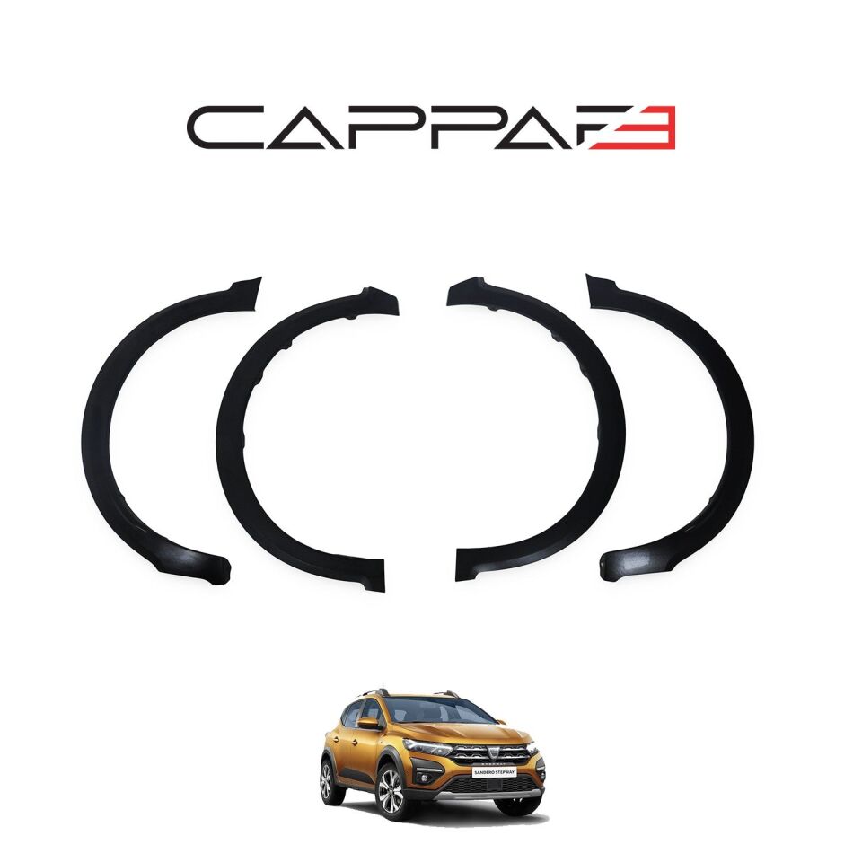 Dacia Sandero 2021- Yılı ve Sonrası Uyumlu Çamurluk Dodik 4 Parça