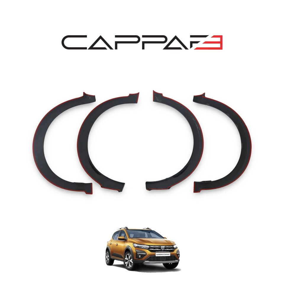 Dacia Sandero 2021- Yılı ve Sonrası Uyumlu Çamurluk Dodik 4 Parça