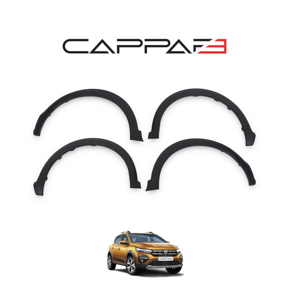 Dacia Sandero 2021- Yılı ve Sonrası Uyumlu Çamurluk Dodik 4 Parça