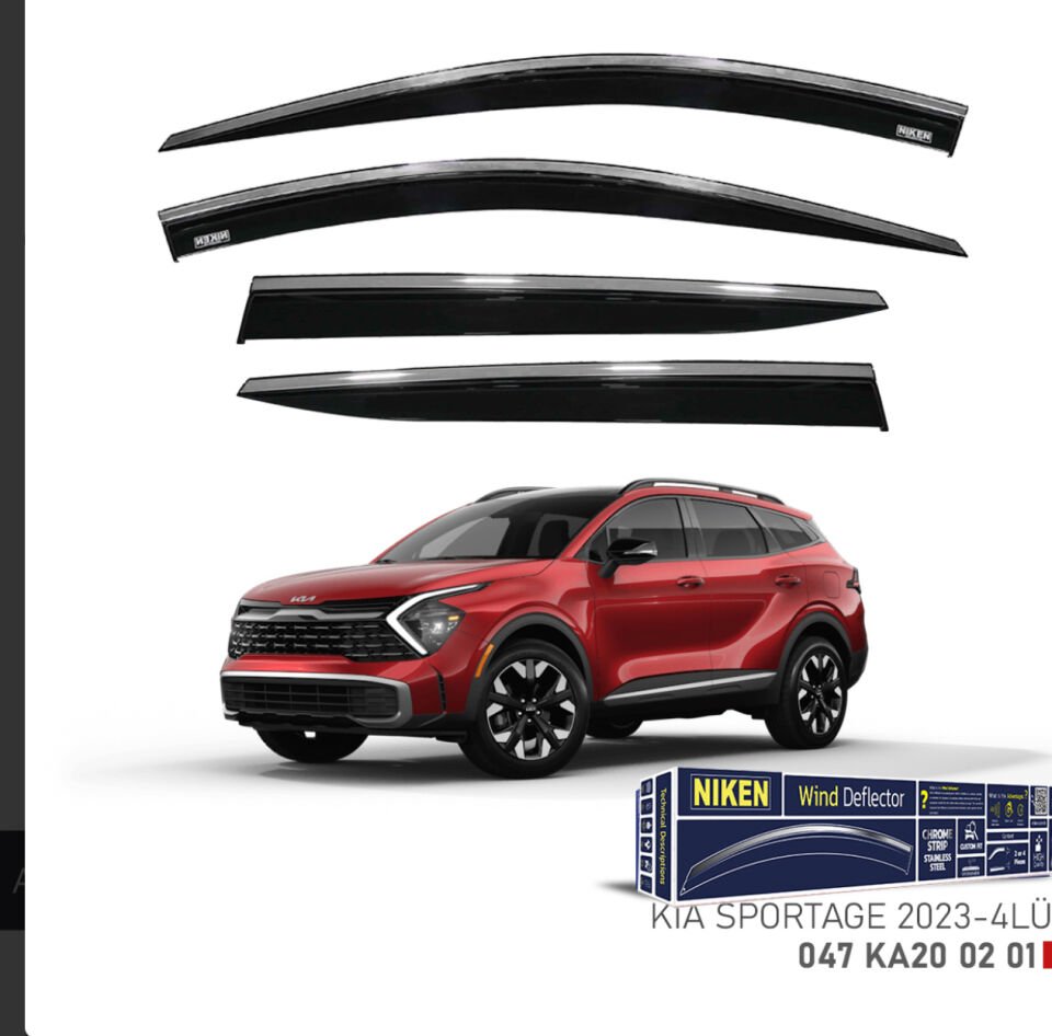 CHROME CAM RÜZGARLIĞI SPORTAGE 2023- NIKEN