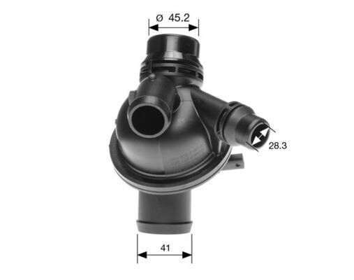 BMW F06-F12-F13-F01-F02-F04 10-18 TERMOSTAT 11537605431 BEHR-T