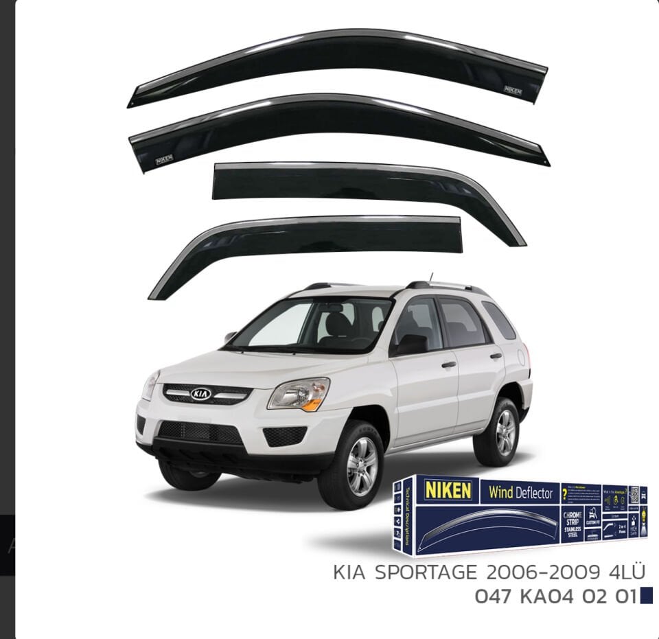 CHROME CAM RÜZGARLIĞI SPORTAGE 06-09 NIKEN