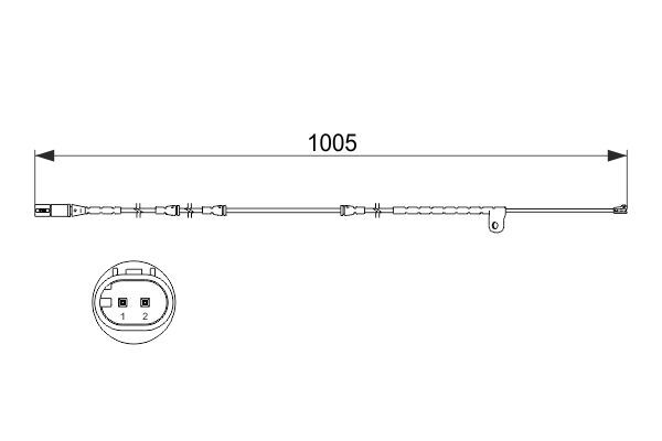 BMW 97-00 FREN BALATA FISI BMW 34356792569 BOSCH