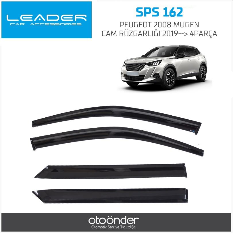 PEUGEOT 2008 MUGEN CAM RÜZGARLIĞI 4LÜ 2019-
