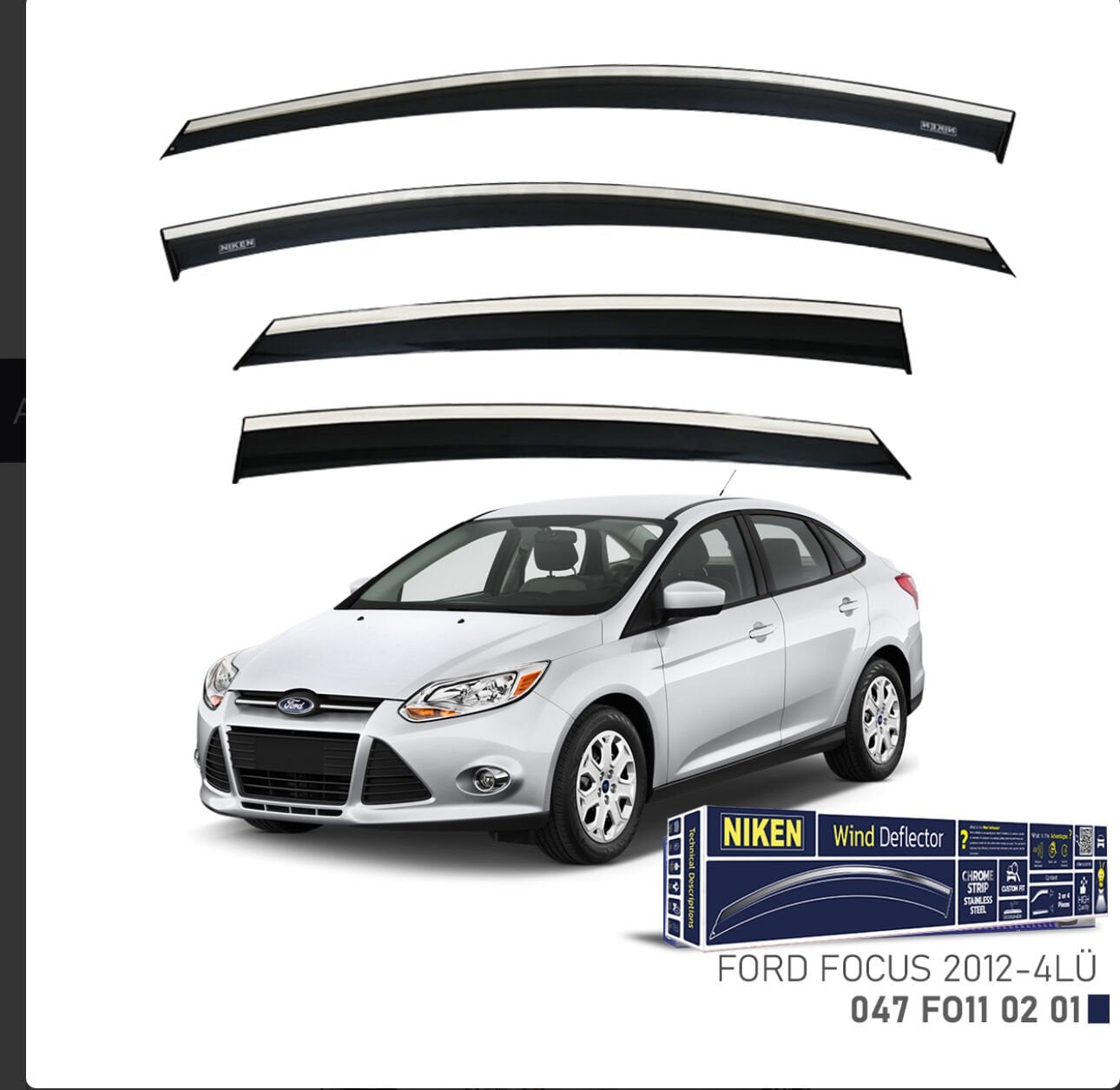 CHROME CAM RÜZGARLIĞI FOCUS 2012- NIKEN
