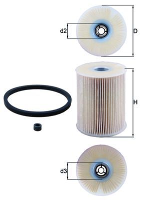 OPEL Uyumlu 98- YAKIT FILTRESI 818027 MAHLE