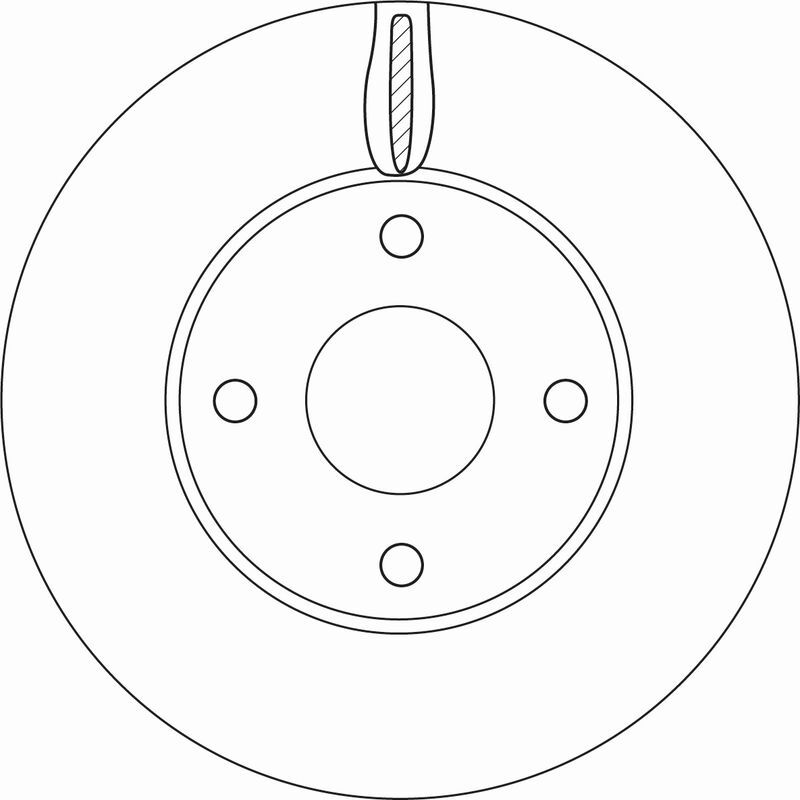 FORD FIESTA 17- FREN DISKI ÖN H1BC 1125 A1A TRW 2'li Paket