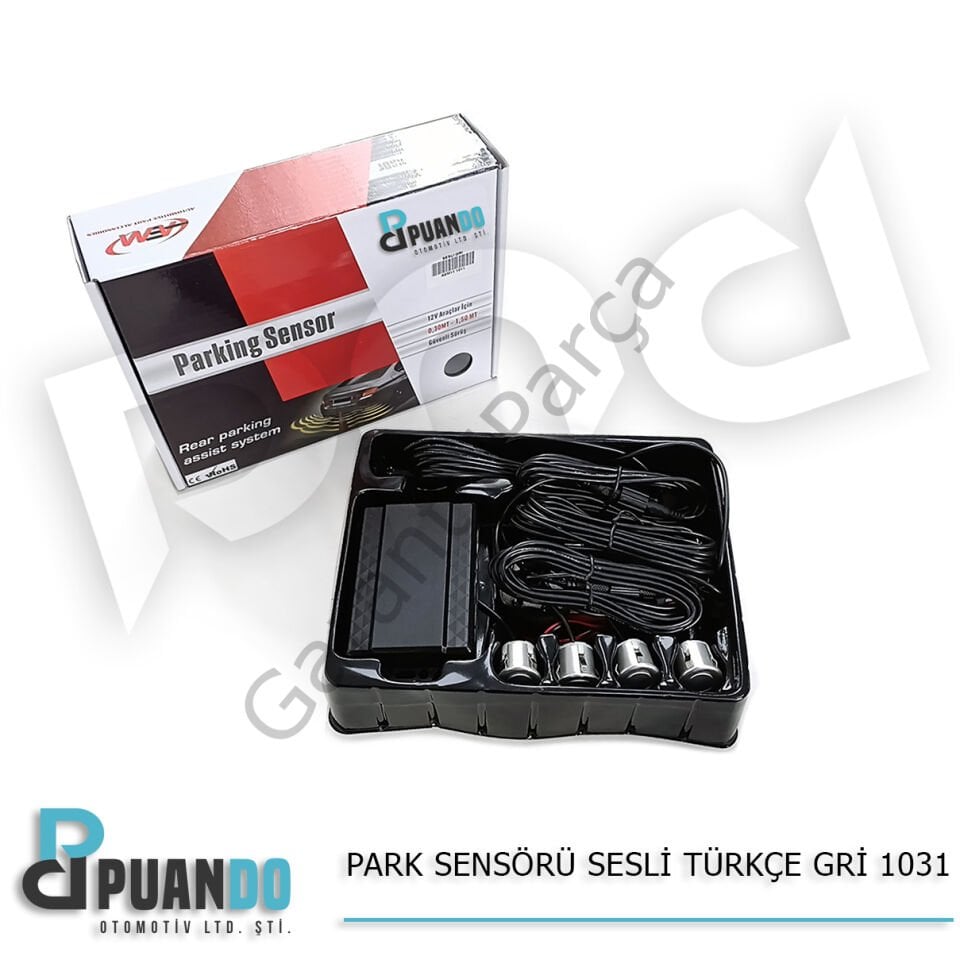 Park Sensörü Sesli Türkçe Gri 1031