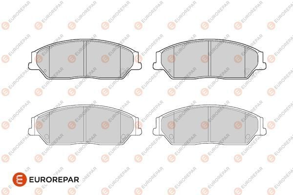 TOYOTA CAMRY (V4, V5) 06- FREN BALATASI ÖN 04465-06090 EUROREPAR