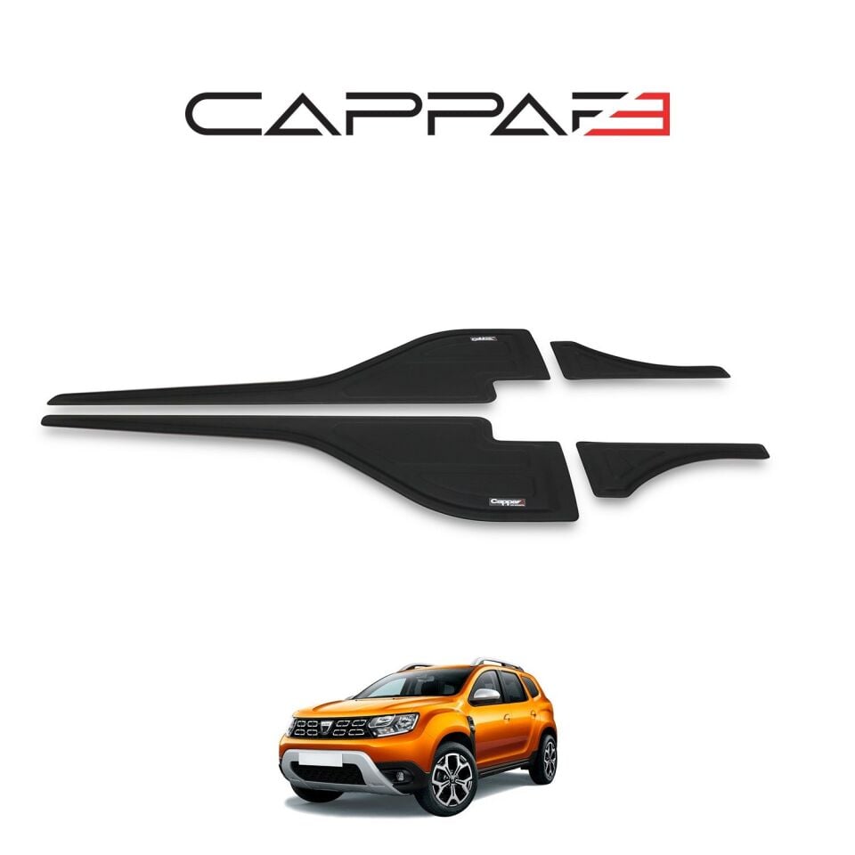 Dacia Duster 2018-2024 Yıl Aralığı Uyumlu Yarasa Kapı Kaplama 4 Parça