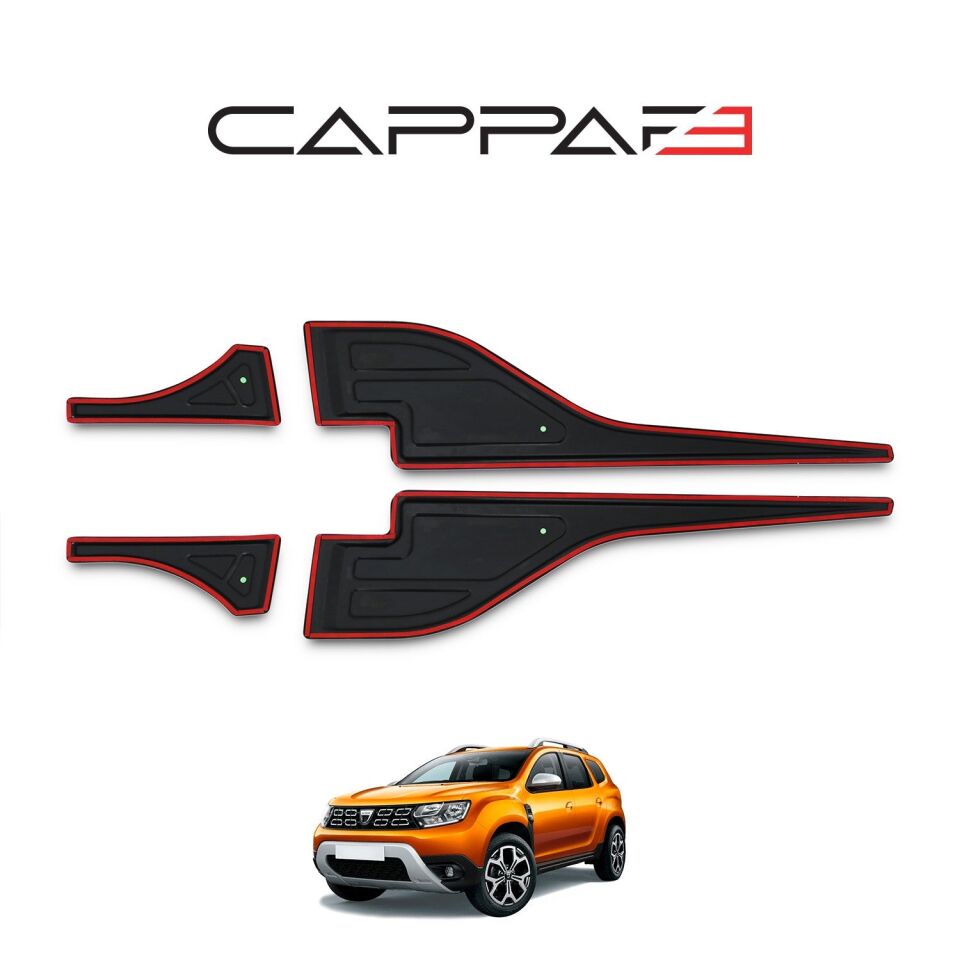 Dacia Duster 2018-2024 Yıl Aralığı Uyumlu Yarasa Kapı Kaplama 4 Parça