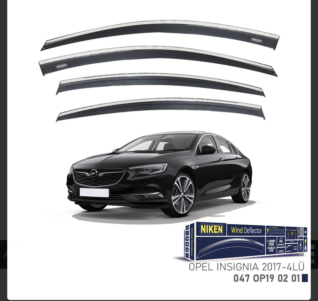 CHROME CAM RÜZGARLIĞI İNSİGNİA 2017- NIKEN