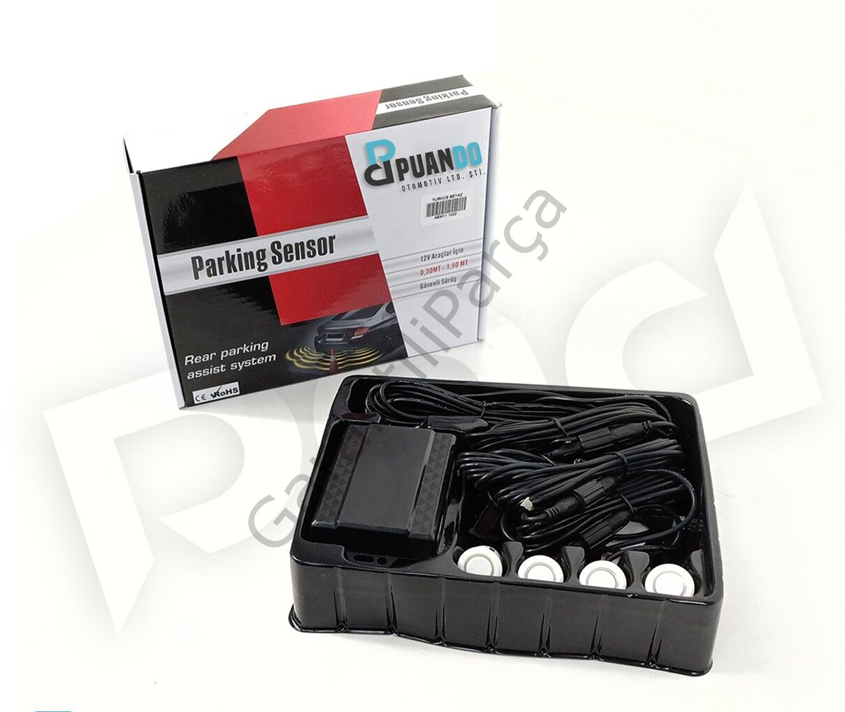 Park Sensörü Led Ekranlı Gri 1021