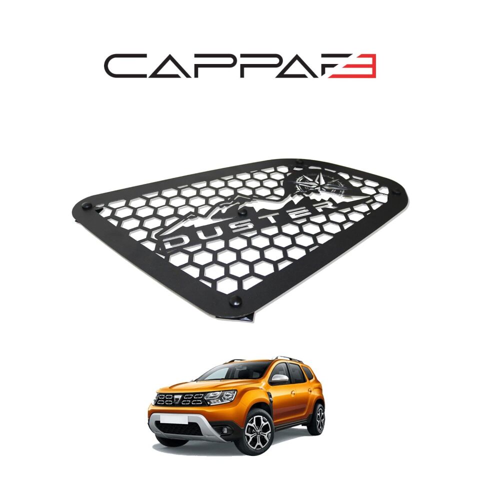 Dacia Duster 2018-2024 Yıl Aralığı Uyumlu Metal Kelebek Cam 2 Parça