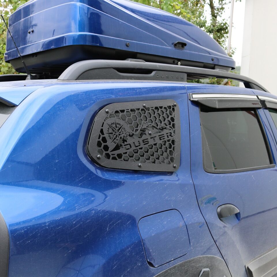 Dacia Duster 2018-2024 Yıl Aralığı Uyumlu Metal Kelebek Cam 2 Parça