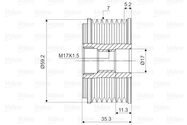 FORD TRANSIT V-184 01-06 ALTERNATÖR KASNAGI 2C1T 10300 ** INA