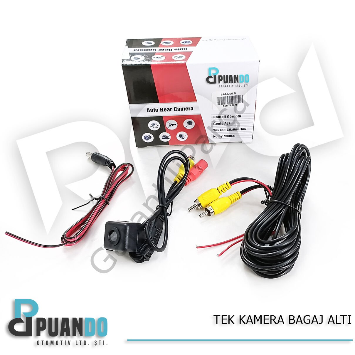 Tek Kamera Bagaj Altı