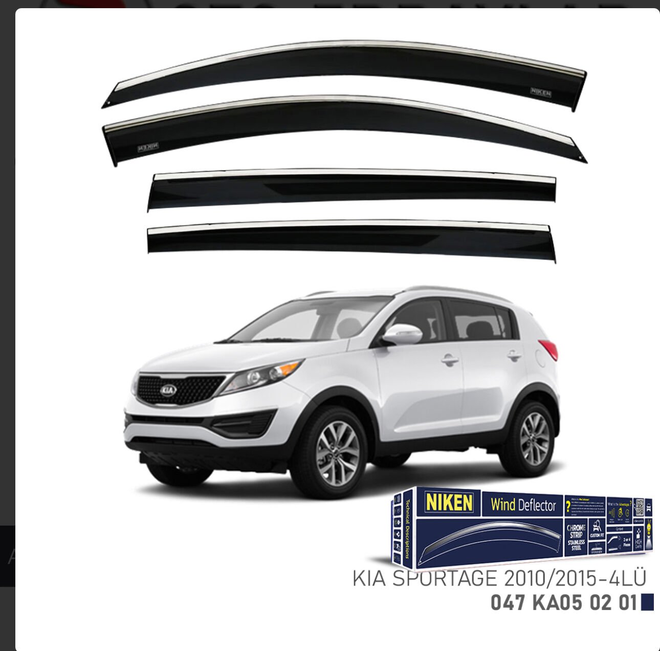 CHROME CAM RÜZGARLIĞI SPORTAGE 10-15 NIKEN