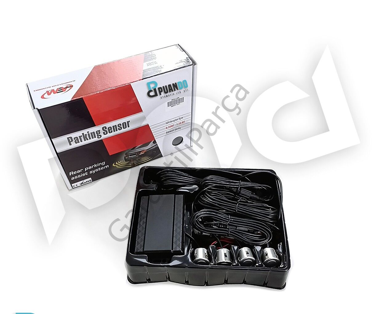 Park Sensörü Sesli Gri 22 MM