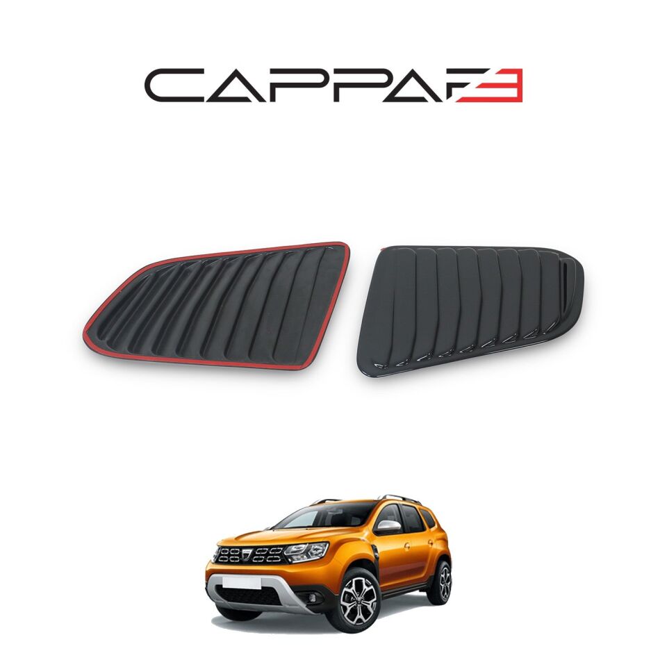 Dacia Duster 2018-2024 Yıl Aralığı Uyumlu Plastik Kelebek Cam 2 Parça