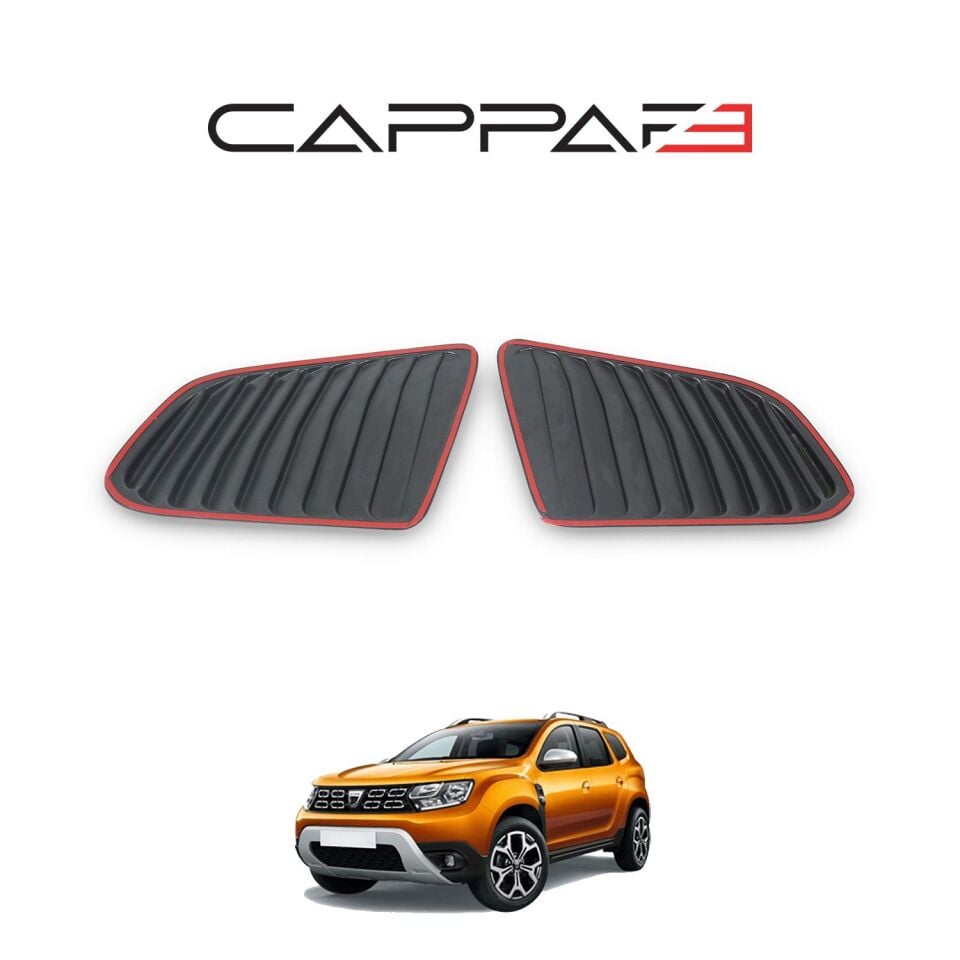 Dacia Duster 2018-2024 Yıl Aralığı Uyumlu Plastik Kelebek Cam 2 Parça
