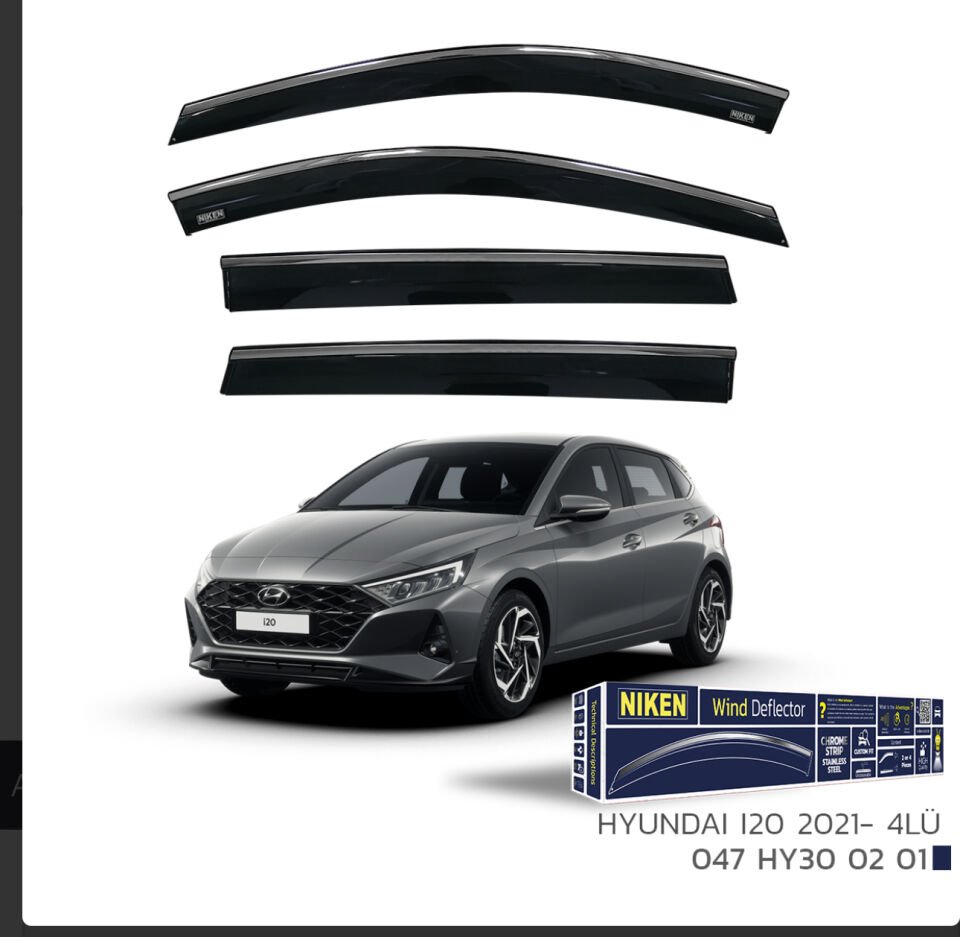 CHROME CAM RÜZGARLIĞI İ-20 2021- NIKEN