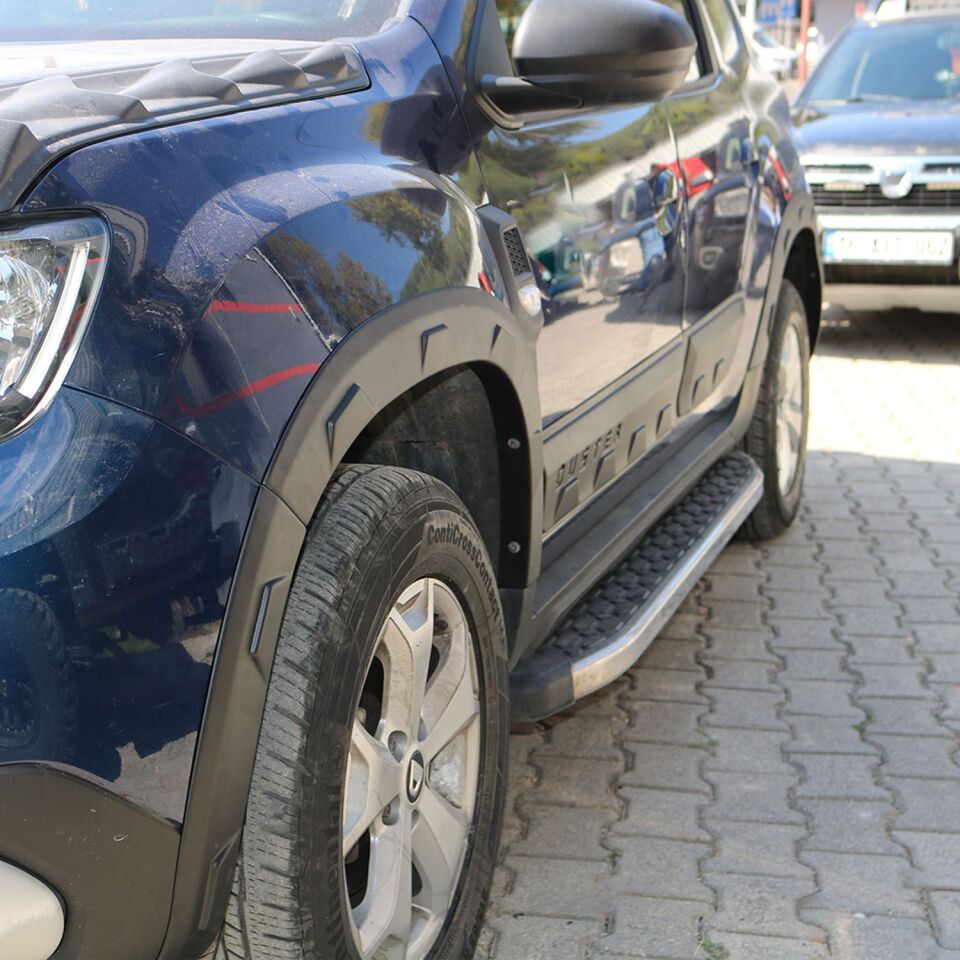 Dacia Duster 2018-2024 Yıl Aralığı Uyumlu Damalı Çamurluk Dodik 8 Parça