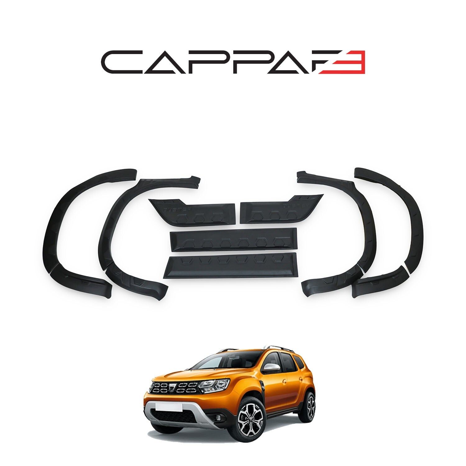Dacia Duster 2018-2024 Yıl Aralığı Uyumlu Hornet Dodik Set 12 Parça