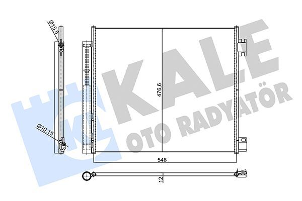 NISSAN QASHQAI (J11) : XTRAIL (T32) 1.6 DCI 14- 14-21 KLIMA RADYATÖRÜ 92100-4EA0A KALE
